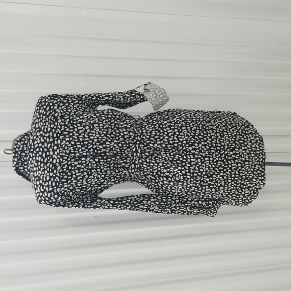 Forever 21 Black and White Printed Dress - Picture 2 of 9